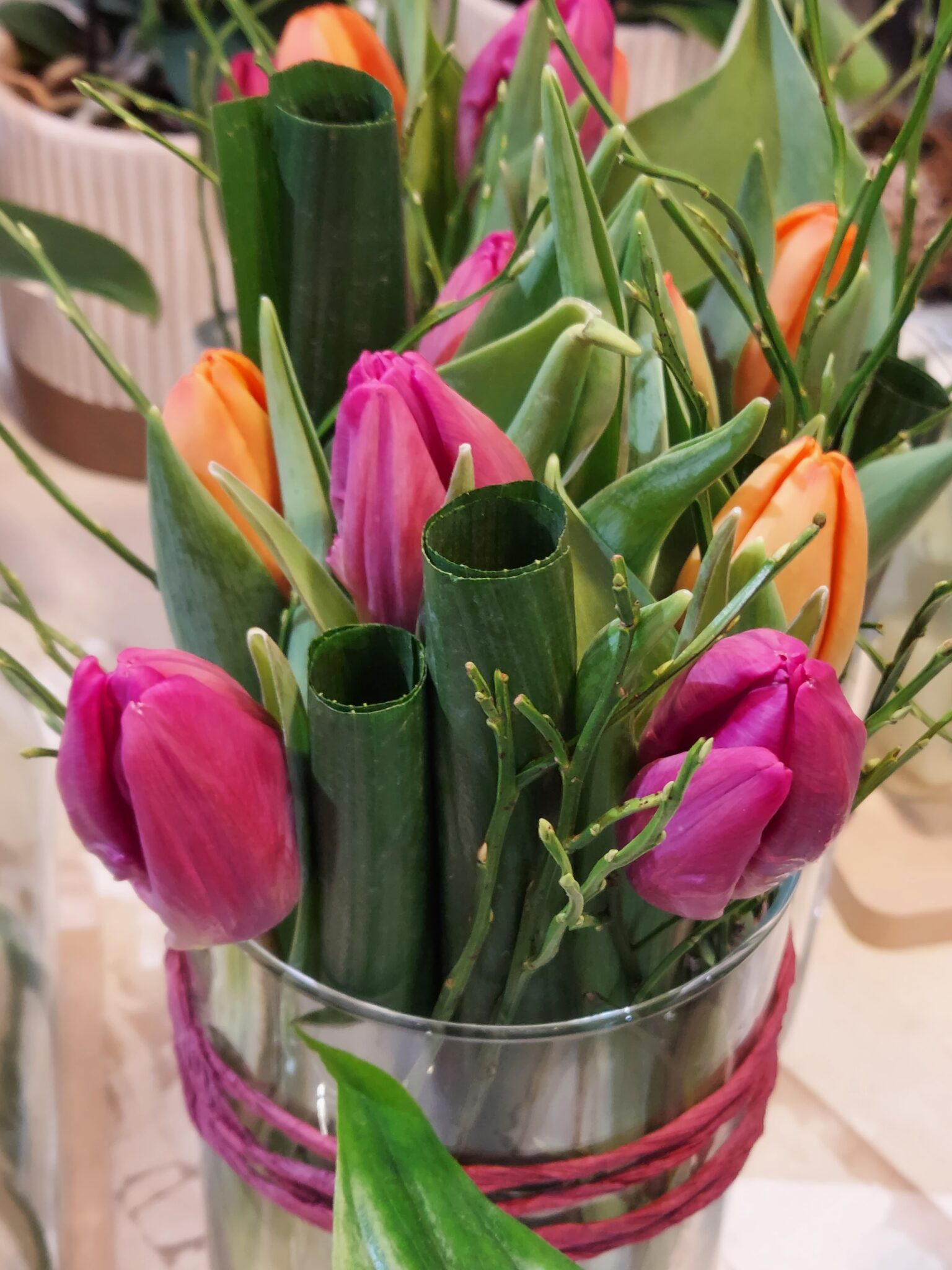 Montage fleurs