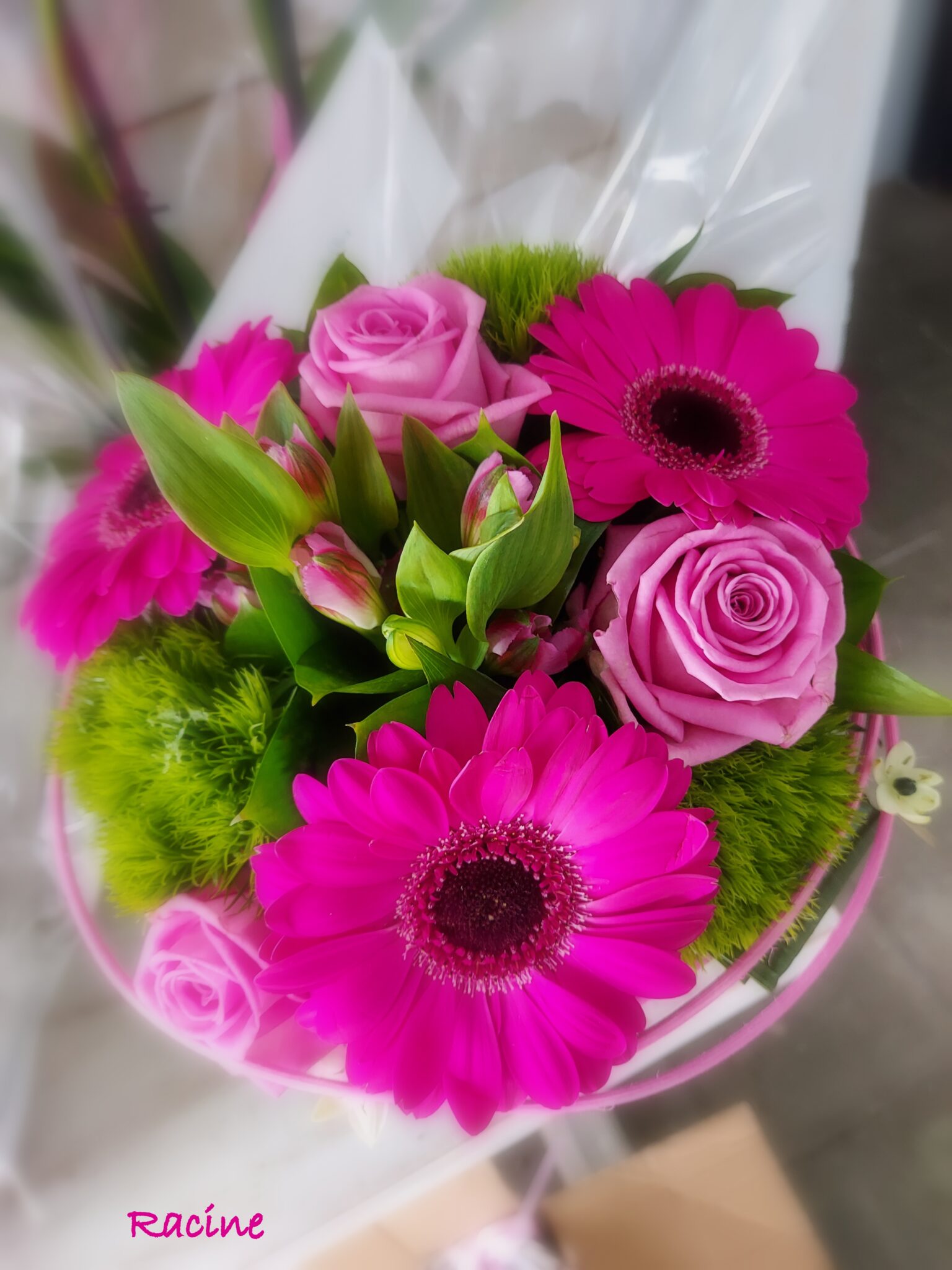 Montage fleurs